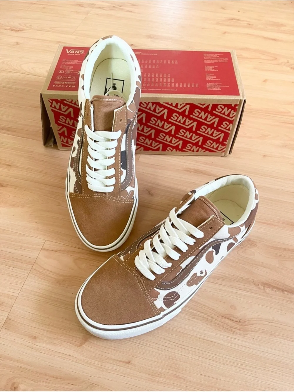 Vans Old Skool Duck Camo Brown Women 10.0 US Mens 8.5US